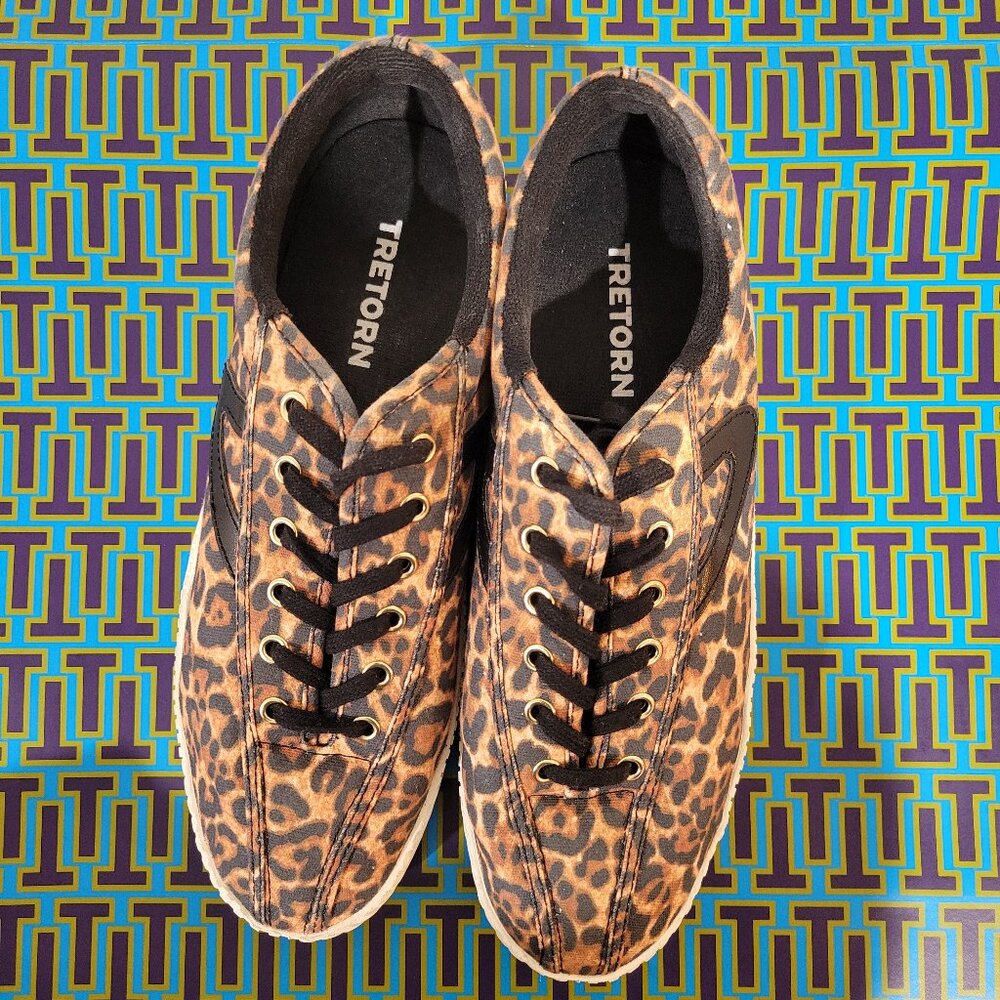 TRETORN Platform Animal Print Size 8.5 Like New - Picture 3 of 6